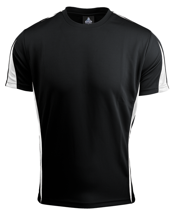 EUREKA HERREN T-SHIRTS - SCHWARZ/WEISS