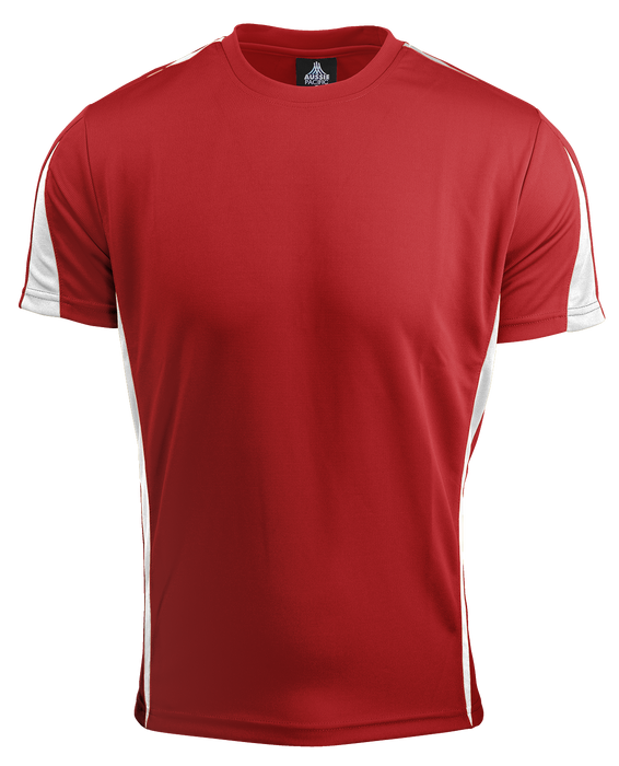EUREKA HERREN-T-SHIRTS - ROT/WEISS