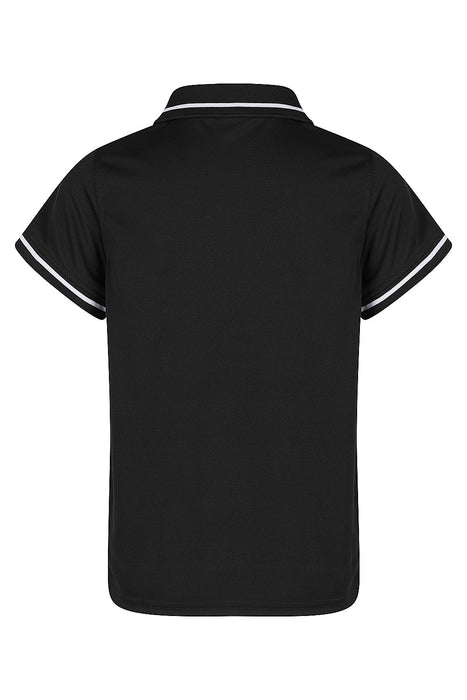 COTTESLOE KIDS POLOS - BLACK/WHITE