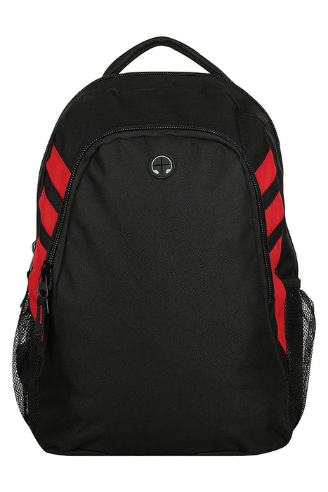 TASMAN BACKPACK - BLACK/RED