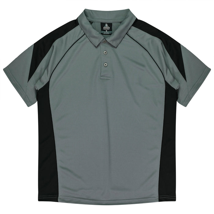 PREMIER KIDS POLOS - ASHE/BLACK