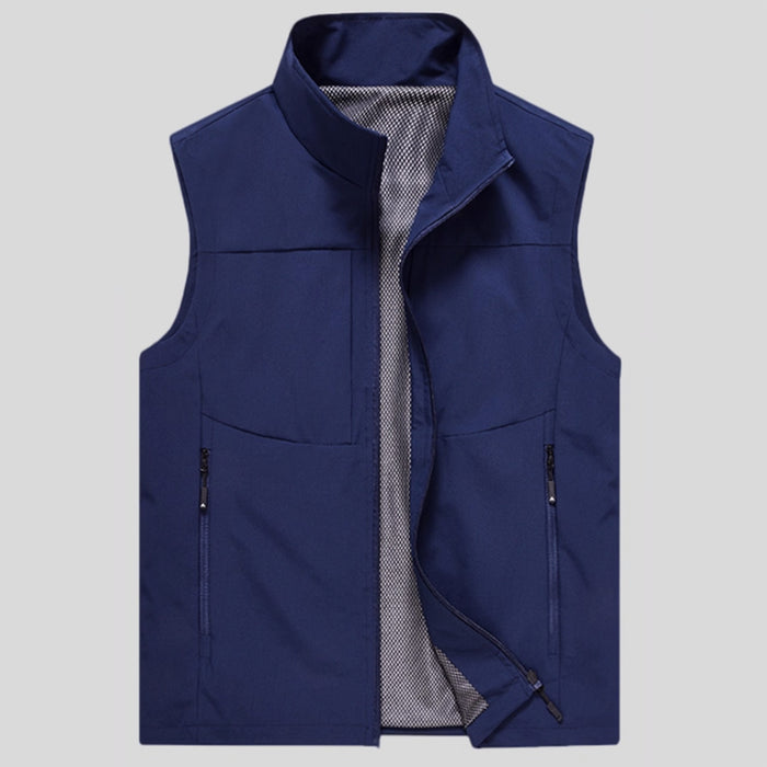 GOSFORD MENS VESTS - NAVY BLUE