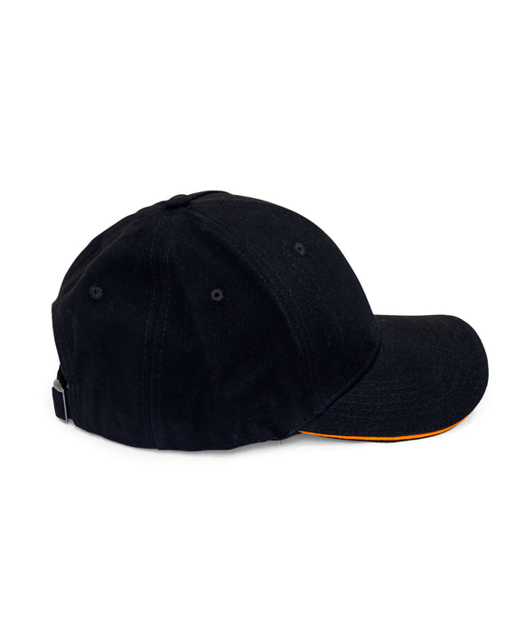 BLACKPOOL CAP - SCHWARZ/ORANGE