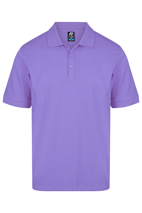 CLAREMONT MENS POLOS - PURPLE