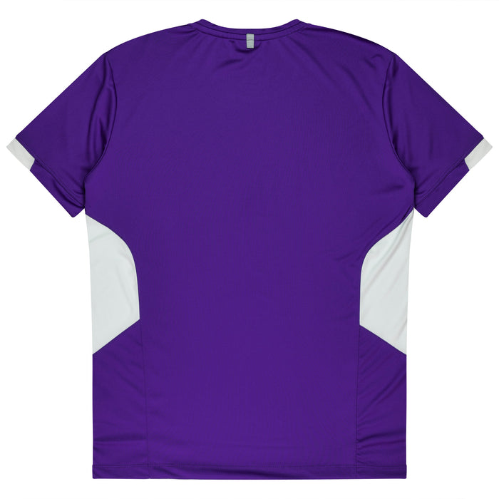 TASMAN KIDS TEES - PURPLE/WHITE