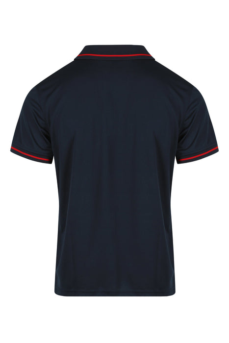 COTTESLOE MENS POLOS - NAVY/RED