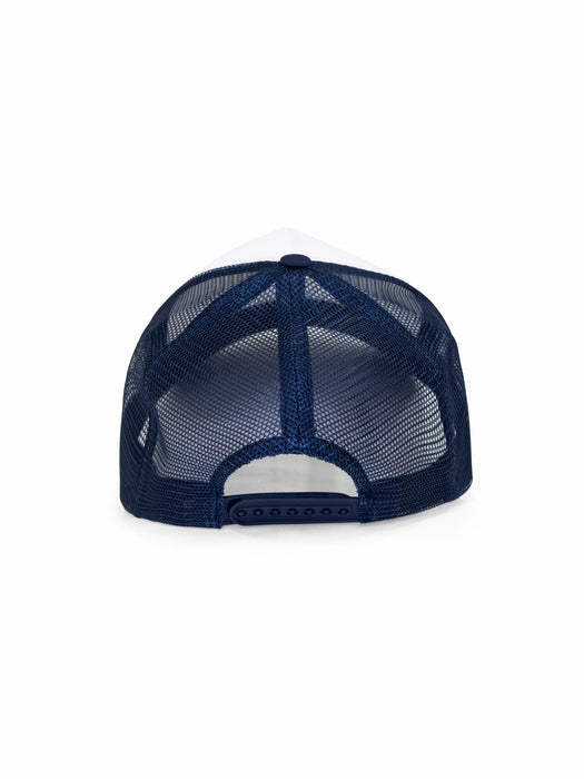 KENT TRUCKER CAP - WHITE/NAVY