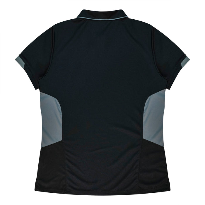 TASMAN LADY POLOS - BLACK/ASHE
