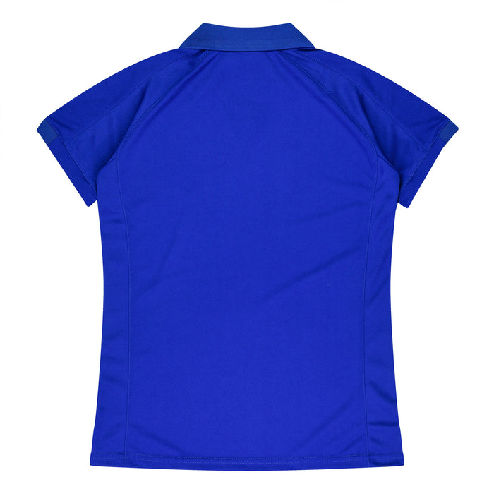 FLINDERS LADY POLOS - ROYAL/WHITE