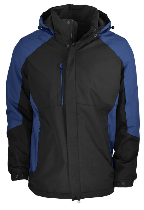 NAPIER MENS JACKETS - BLACK/BLUE