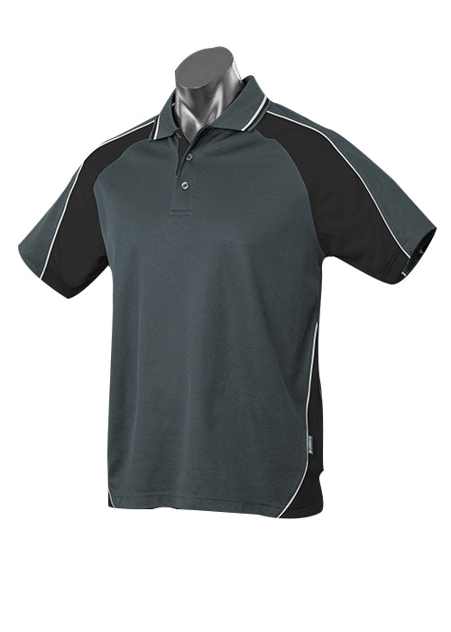 PANORAMA KIDS POLOS - SLATE/BLACK/WHITE