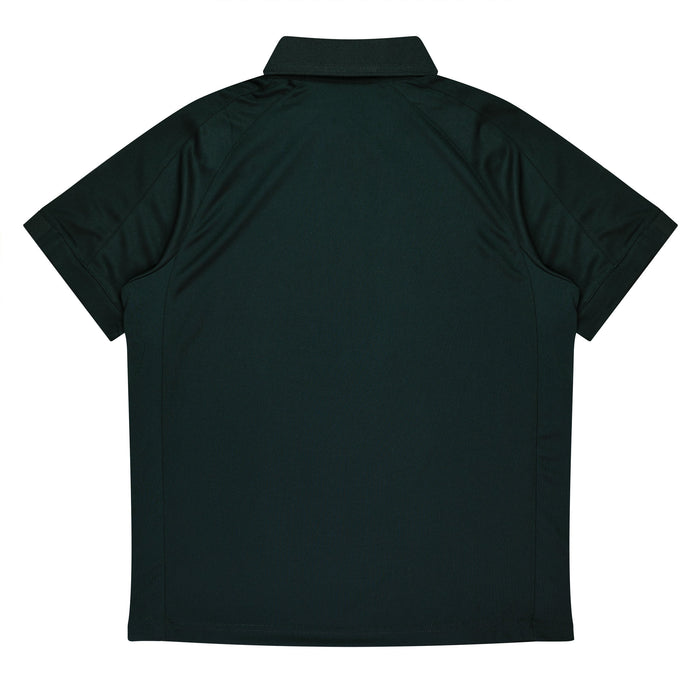 FLINDERS MENS POLOS - BLACK/WHITE