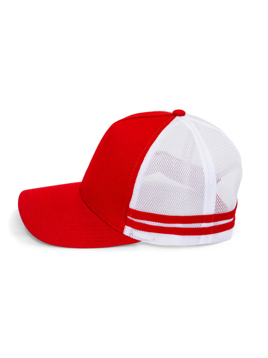HAMPSHIRE TRUCKER CAP - RED/WHITE/RED