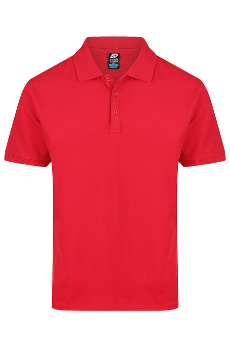 CLAREMONT MENS POLOS - RED