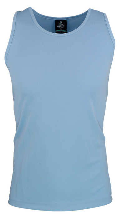 BOTANY MENS SINGLETS - SKY