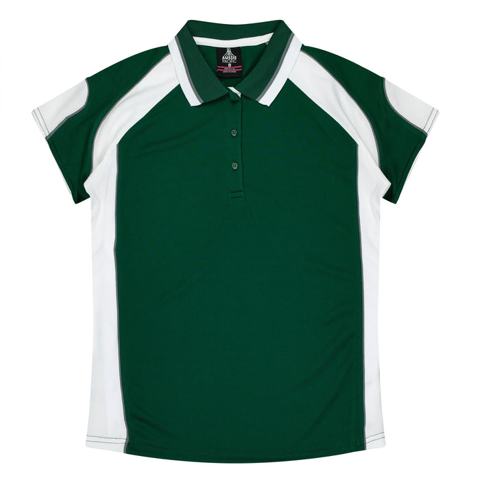 MURRAY LADY POLOS - BOTTLE/WHITE