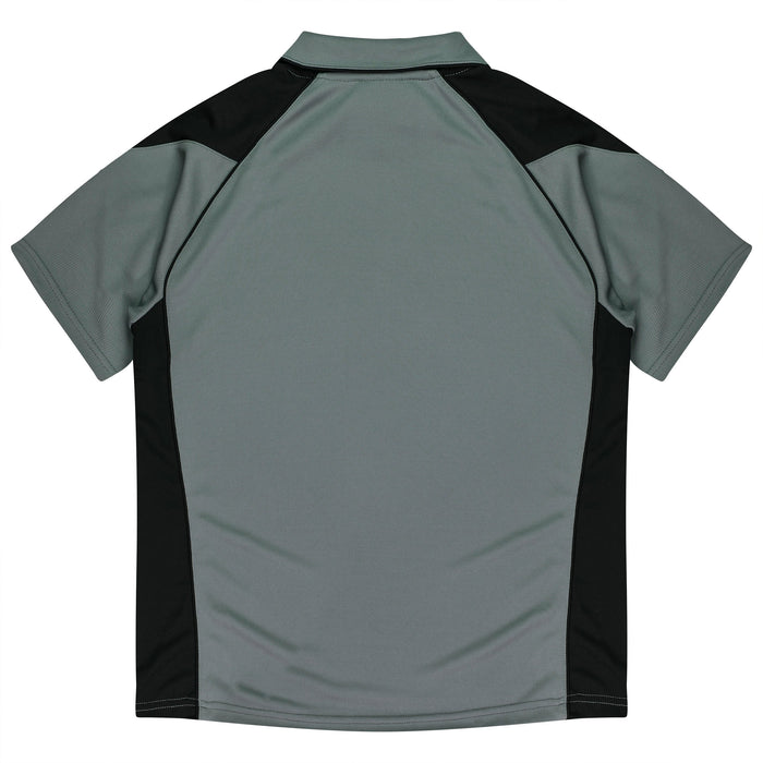 PREMIER KIDS POLOS - ASHE/BLACK
