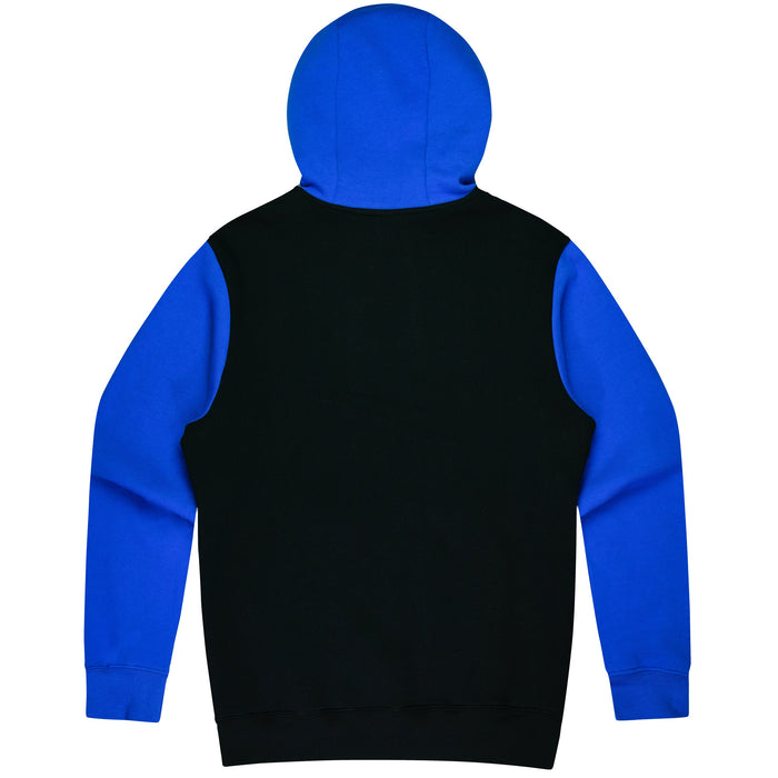 MONASH MENS HOODIES - BLACK/ELECTRIC ROYAL