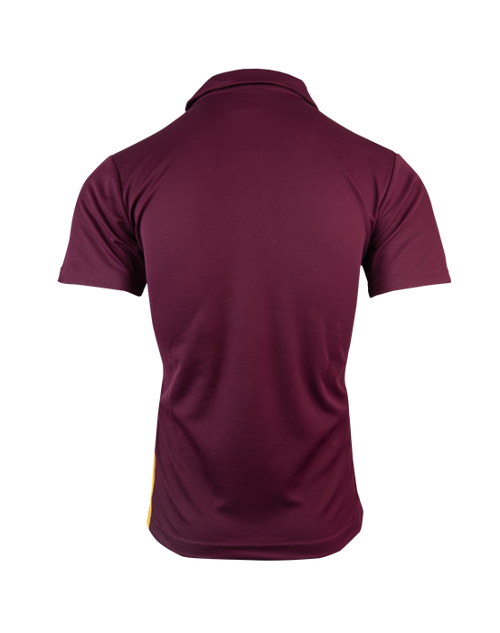PATERSON MENS POLOS - MAROON/GOLD