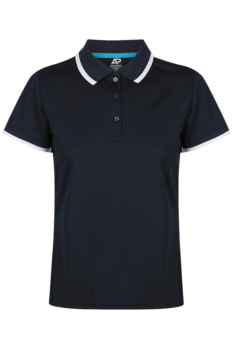 PORTSEA LADY POLOS - NAVY/WHITE