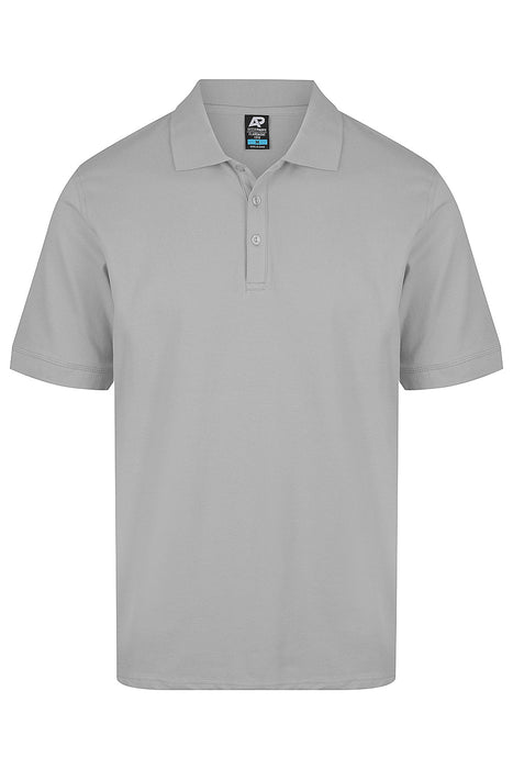 CLAREMONT MENS POLOS - SILVER