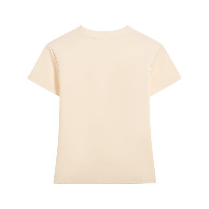 VANGUARD COTTON TEE - APRICOT