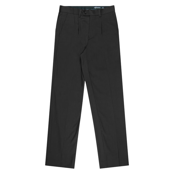 PLEATED PANT MENS PANTS - CHARCOAL