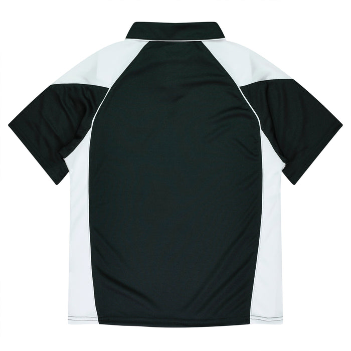PREMIER LADY POLOS - BLACK/WHITE