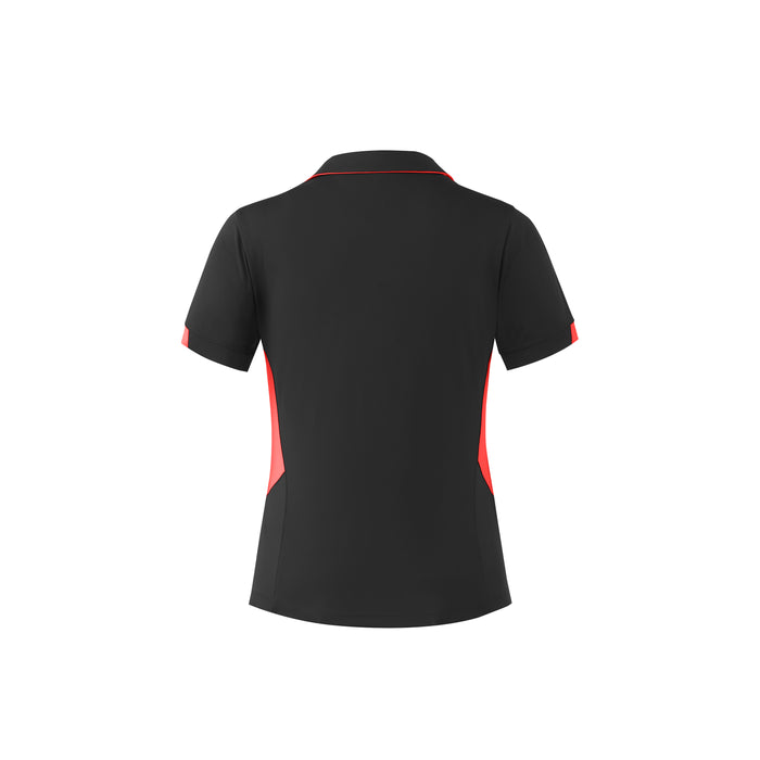 TASMAN LADY POLOS - SLATE/NEON PINK