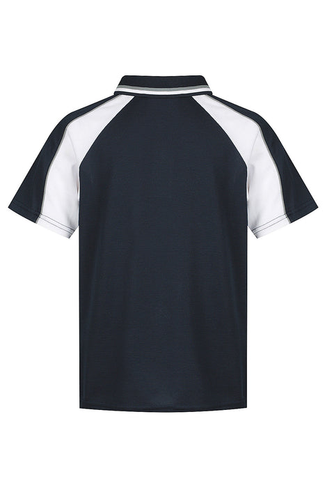 PANORAMA KIDS POLOS - NAVY/WHITE/ASHE