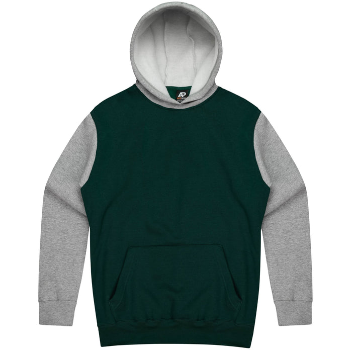 MONASH MENS HOODIES - BOTTLE/GREY