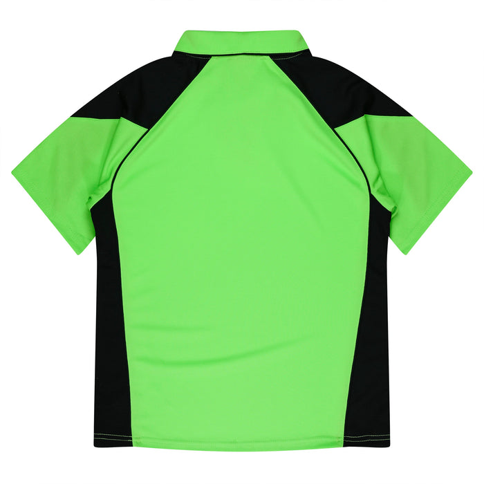 PREMIER LADY POLOS - APPLE/BLACK