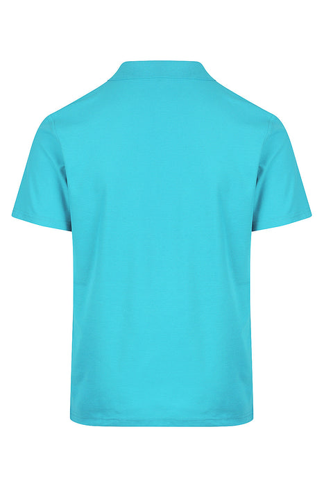 HUNTER MENS POLOS - CYAN