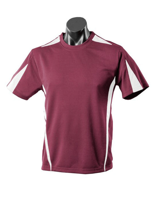 EUREKA KIDS TEES - MAROON/WHITE