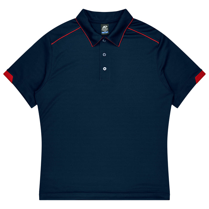 CURRUMBIN KIDS POLOS - NAVY/RED