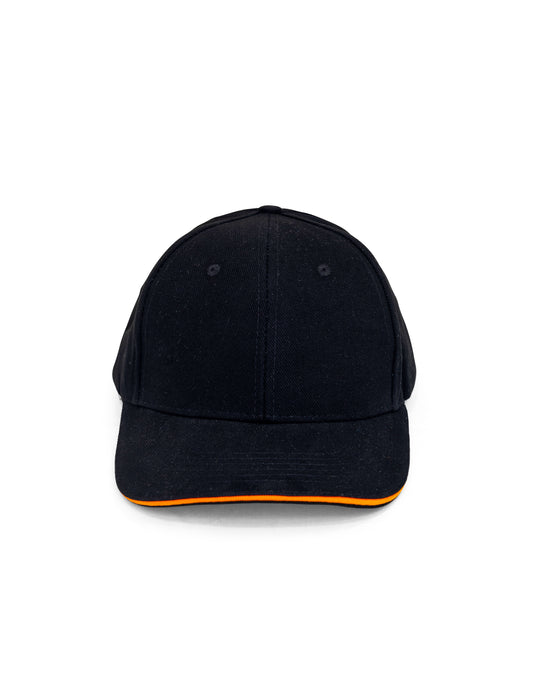 BLACKPOOL CAP - BLACK/ORANGE