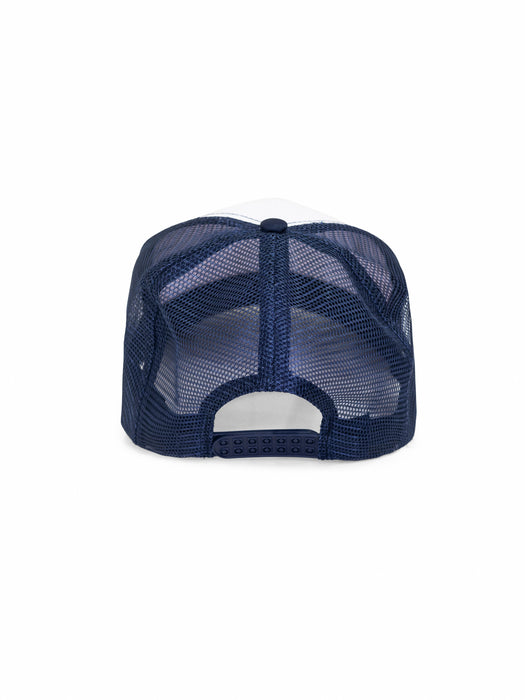 LUTON CAP - WHITE/NAVY