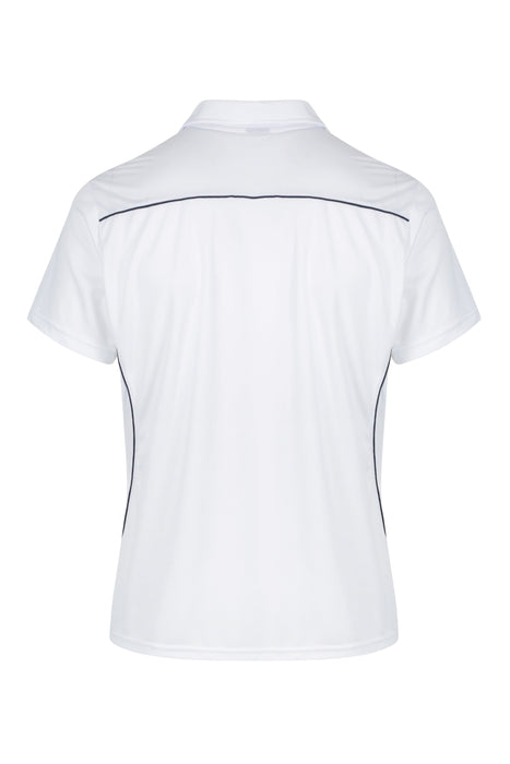 KURANDA MENS POLOS - WHITE/NAVY