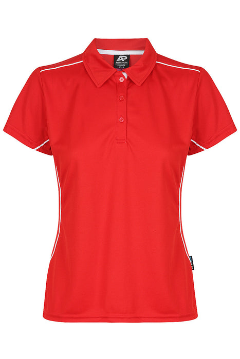 KURANDA LADY POLOS - RED/WHITE