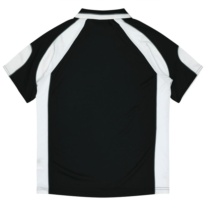 MURRAY KIDS POLOS - BLACK/WHITE