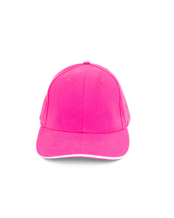 BLACKPOOL CAP - HOT PINK/WHITE