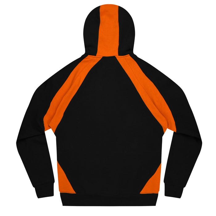 HUXLEY KIDS HOODIES - BLK/ELEC. ORG/WHT