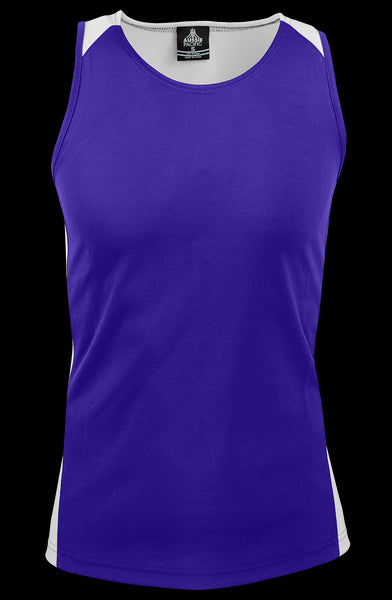 PURPLE/WHITE