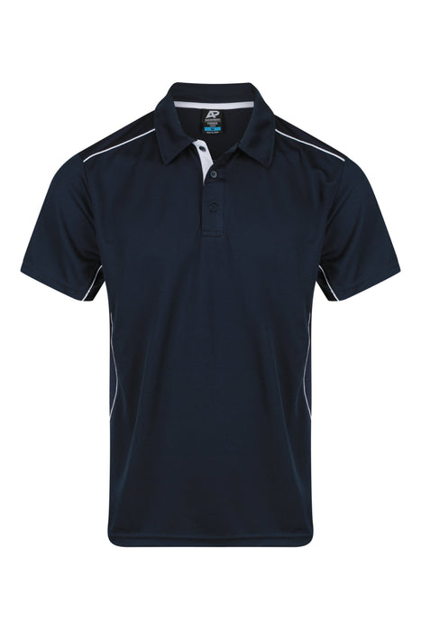 KURANDA MENS POLOS - NAVY/WHITE