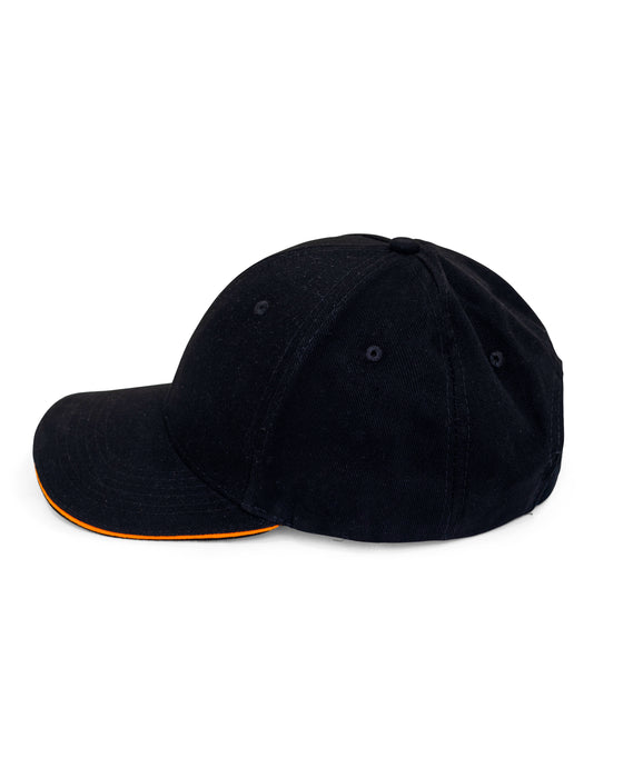 BLACKPOOL CAP - BLACK/ORANGE