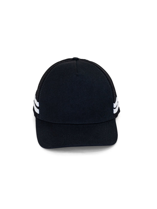 HAMPSHIRE TRUCKER CAP - BLACK/WHITE