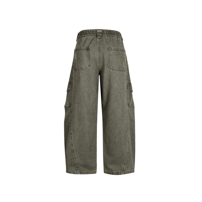 PRESTON CASUAL PANTS - ARMY GREEN