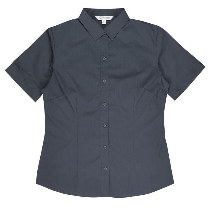 MOSMAN LADY SHIRT SHORT SLEEVE - SLATE