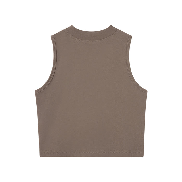 SUMMIT COTTON TEE - COFFEE
