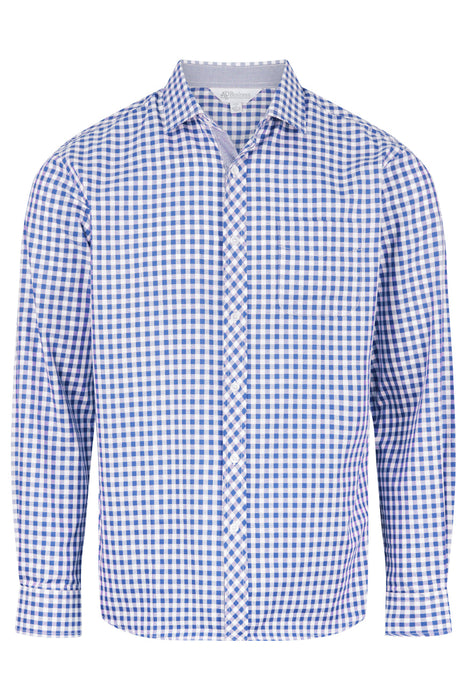 BRIGHTON MENS SHIRT LONG SLEEVE - FRENCH BLUE